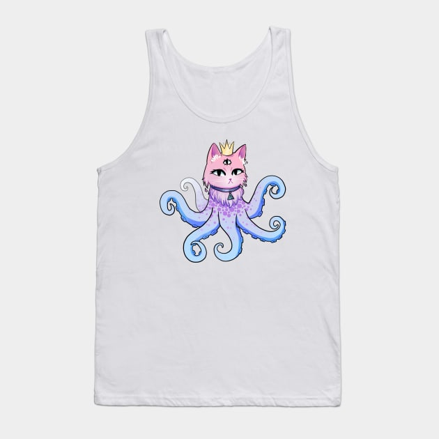 cat Tank Top by Dugina